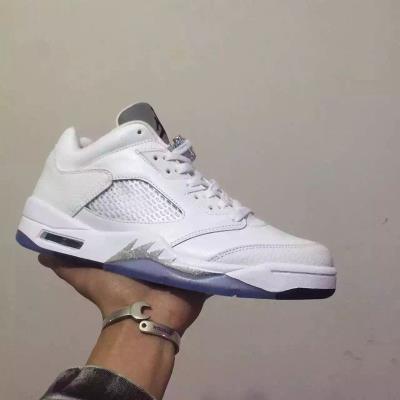 Cheap Air Jordan 5 Low GS White Silver wholesale No. 206